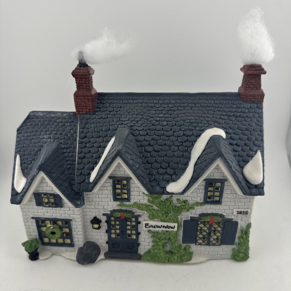 Dept 56 Dickens Village Brownlow House 5553-0 Lighted 1995